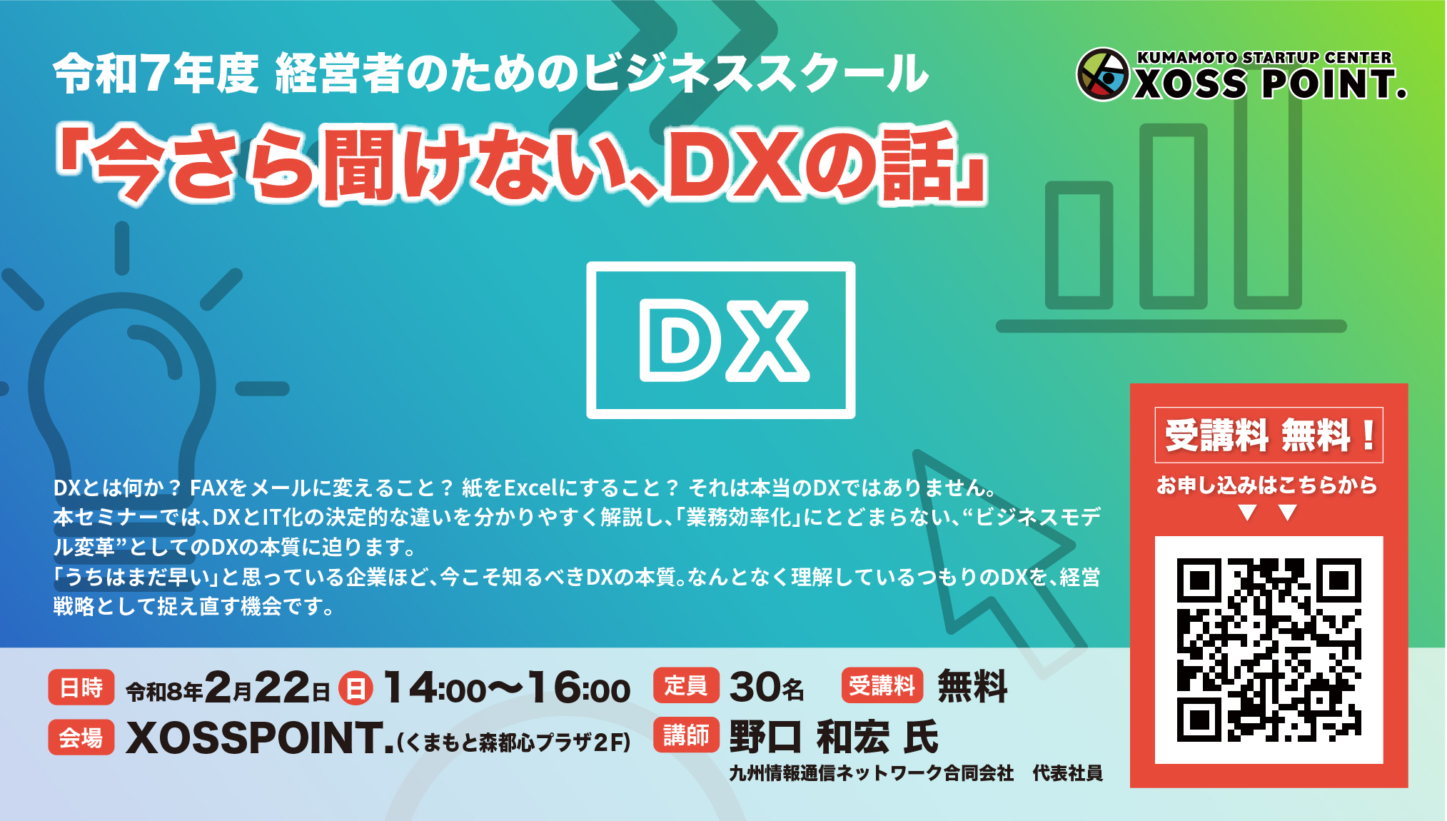 R7年度 経営者のためのビジネススクール 今さら聞けない、DXの話